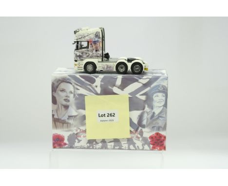 Manufacturer  - Tekno | Description - Scania R6 Topline 6x2 - World War 2 Tribute Truck  | Stock Code - 74777 | Notes - | Sca