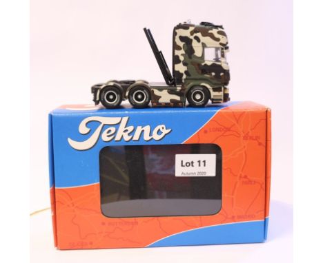 Manufacturer  - Tekno | Description - KJJ Sniper Truck Scania R-Streamline Tractor Unit | Stock Code - 72279 | Notes - None| 