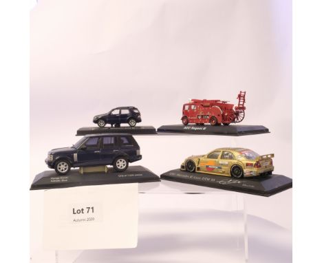 Manufacturer  - Assorted | Description - 4 Assorted Car Models | Stock Code - ? | Notes - Unboxed Models| Scale - ? | Certifi