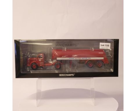 Manufacturer  - Minichamp | Description - Mercedes Bens LS 315 With Tanker Trailer - Esso | Stock Code -  | Notes - | Scale -