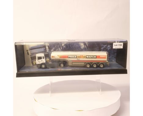 Manufacturer  - Corgi | Description - ERF Tranker In Display Case - ESSO  | Stock Code - 75104 | Notes - | Scale - 1:50 | Cer