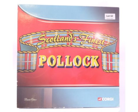 Manufacturer  - Corgi | Description - 3 Tractor Units &amp; Curtainside Trailer Set - Pollock | Stock Code - CC99130 | Notes 