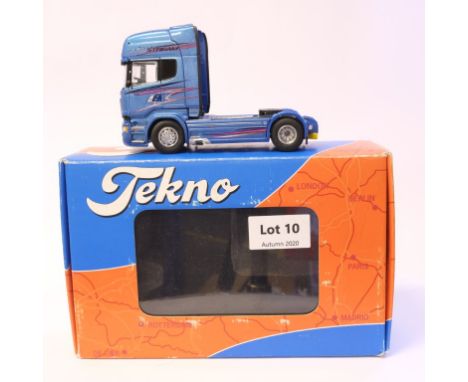 Manufacturer  - Tekno | Description - Scania Blue Stream | Stock Code - 67629 | Notes - None| Scale - 1:50 | Certificate - No