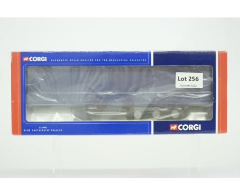 Manufacturer  - Corgi | Description - Blue Curtainside Trailer | Stock Code - CC19901 | Notes - | Scale - 1:50 | Certificate 