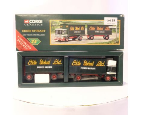 Manufacturer  - Corgi | Description - AEC Truck and Trailer - Eddie Stobart | Stock Code - 97369 | Notes - None| Scale - 1:50