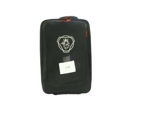 Manufacturer  - N/A | Description - Scania Branded Suitcase - approx 50cm x 32cm x 23cm | Stock Code - N/A | Notes - signs of