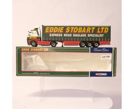 Manufacturer  - Corgi | Description - Volvo Globetrotter Curtainside - Eddie Stobart Ltd | Stock Code - CC12401 | Notes - | S