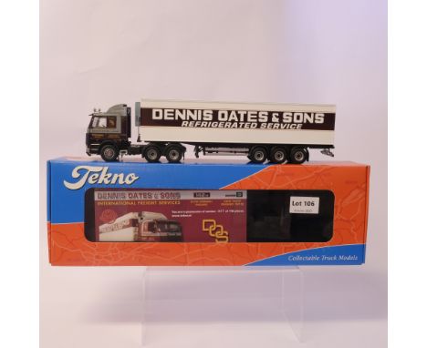 Manufacturer - Tekno | Description - Scania 2 Series Reefer Trailer - Dennis Oates | Stock Code - 62252 | Notes - | Scale - 1