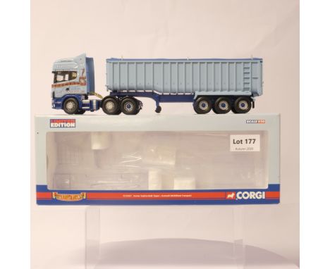 Manufacturer  - Corgi | Description - Scania Topline Bulk Tipper - Kenneth McWilliam Transport | Stock Code - CC12921 | Notes