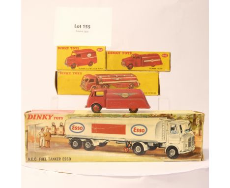 Manufacturer  - Dinky | Description - 5 x Assorted Dinky Esso Tanker Models | Stock Code - Assorted | Notes - | Scale - ? | C