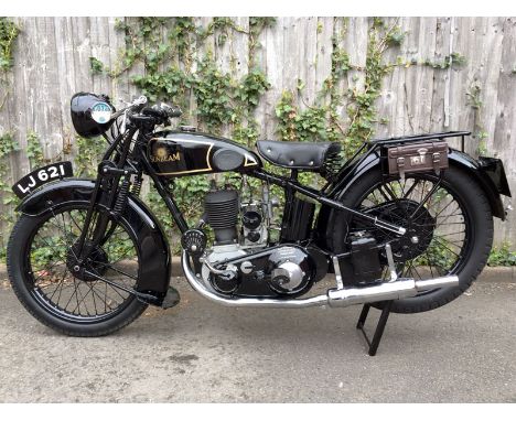1929 Sunbeam 500cc  - John Guy restoration and matching numbers    - Part of a private collection    - Engine turns but may r