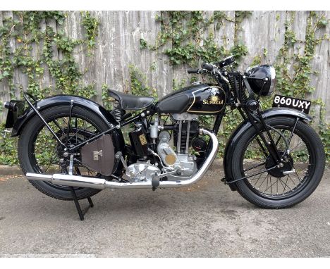 1936 Sunbeam Model 14  - Part of a private collection    - Engine turns but may require light recommissioning    - Recent res