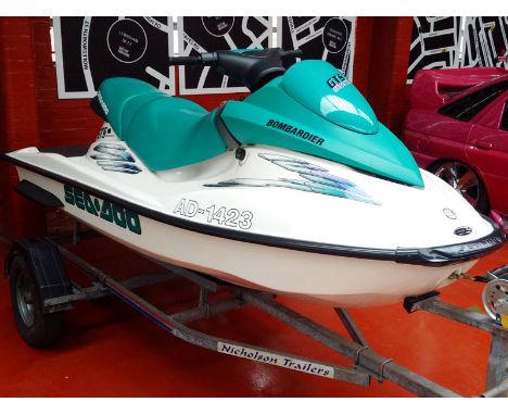 2001 Bombardier Seedoo GTS  - 6 hours on engine    - 3 seater model    - Complete with trailer and cover   PLEASE NOTE: All e