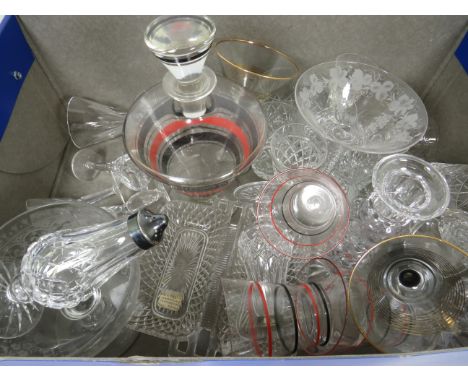 Good Assortment of Crystal to include a nice vintage Celery Jar. See photos 