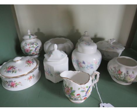 Nine Small pieces of Aynsley Pottery items, see photos.
