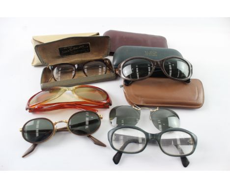 Vintage Retro Sunglasses / Glasses Assorted Job Lot Inc Polaroid, Etc (THESE SUNGLASSES ARE PRE-OWNED THEREFORE MAY HAVE SCRA