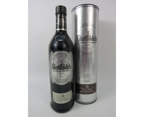 Glenfiddich Caoran reserve 12 year old whiskey 700ml unopened and sealed. 
