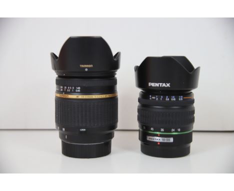 Two Lens for Pentax AF,  Tamron DI2 18-250mm lens plus 18-55 FMC Pentax DA .  See photos