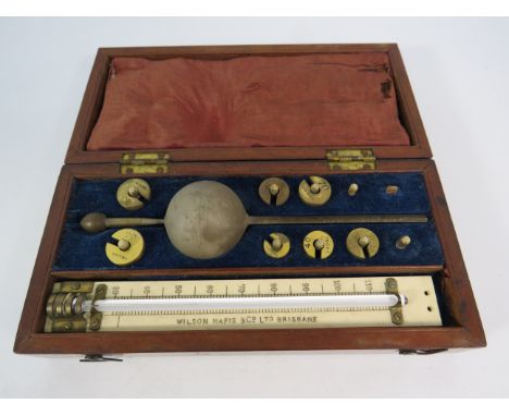 Wilson Nafis Antique Sike Hydrometer set.