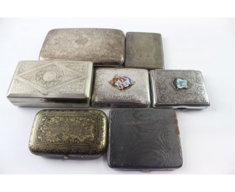 Antique Vintage Cigarette Case Tobacciana Collectables Inc 1925 Dated, Lublow, Persian, Etc Items are in previously owned con