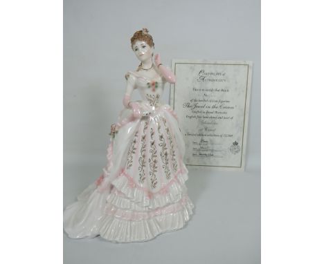 Royal Worcester Ltd Edition Figure 2271/12,500 'Jewel in the Crown' Comes with COA in perfect condition. Measures approx 9 in