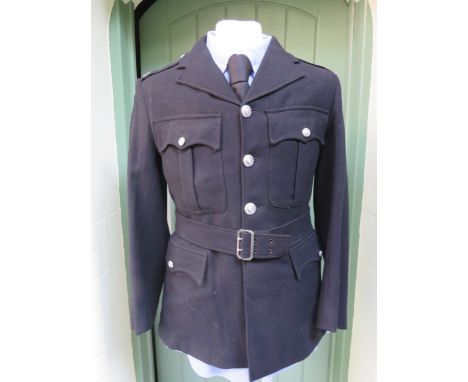 Vintage Special Constables, Lincolnshire Constabulary, Full Uniform comprising Tunic, Trousers and Rain Cape with Hat and Whi