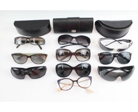 Branded Designer glasses Assorted Inc Cased, Versace, Prada, Etc 702136