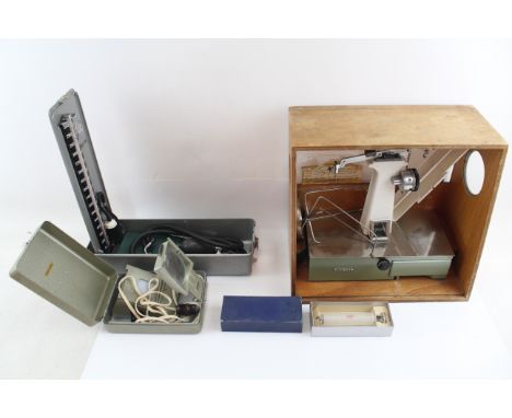 Medical Collectables Inc Vintage Oertling Scales, Aldis 2Â¼ x 2Â¼ Viewer, Etc 639892