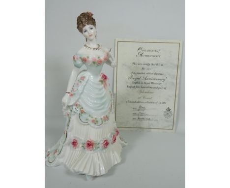 Ltd Editon Royal Worcester Figurine 2271/12,500  'A Royal Anniversary' . Comes with COA. Approx 9 inches tall in excellent co