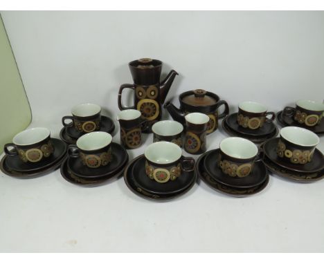 Denby 20 piece tea set in the Arabesque pattern. See photos. 