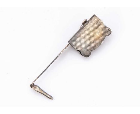 A 1940s silver bookmark from Asprey, 7.5cm, with patent number 257529