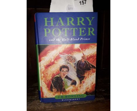 A first edition copy of Harry Potter and the Half Blood Prince by J K Rowling 