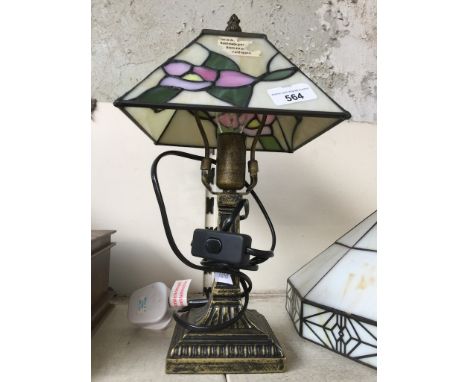 Modern leaded glass table lamp 
