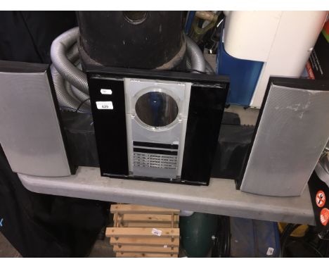 A Bang &amp; Olufsen CD and speaker unit 