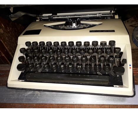An Adler tipper typewriter 