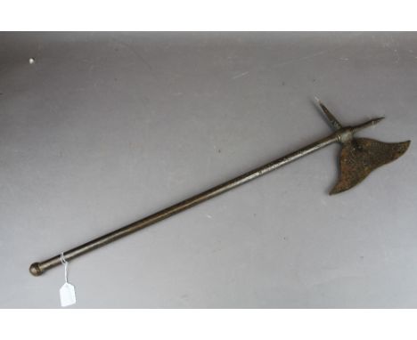 An Indian fighting axe. 71cm