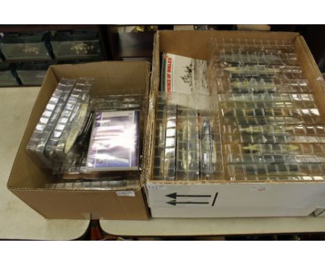 3 boxes of model war ships and stand