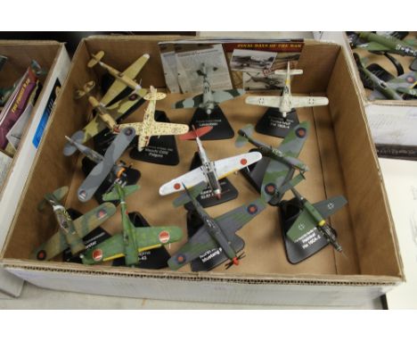 Box of model war planes