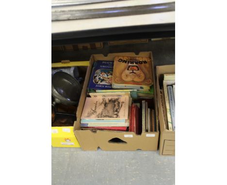 Box vintage pop-up books, children's books and pamphlets