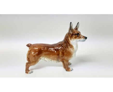 Royal Doulton model Welsh Corgi - Spring Robin HN2557, 19.5cm highCondition report: Very good condition 