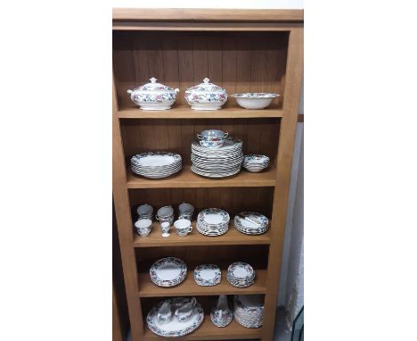 Booths Floradora pattern tea and dinner service - 103 pieces, together with a Royal Stafford teaset and a Poole dishCondition