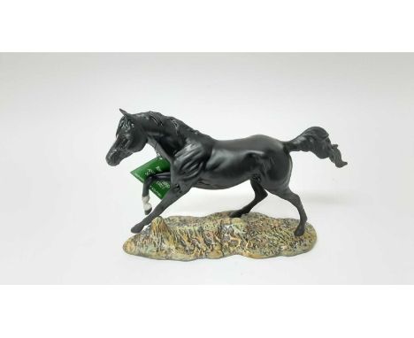 Royal Doulton model horse - Black Bess, no. DA170, designed by Graham Tongue, 19cm high, together with a Royal Doulton pony (