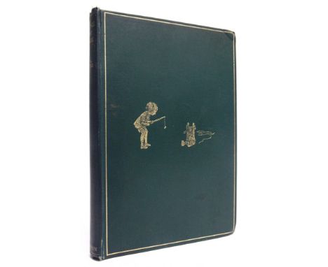 [CHILDRENS]  Milne, A.A. Winnie-the-Pooh, first edition, Methuen, London, 1926, dark green cloth gilt (corners knocked), top 