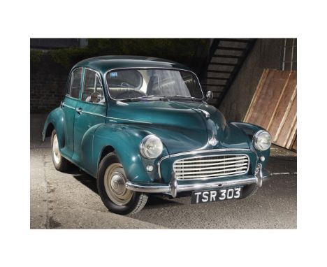 SIR ALEC ISSIGONIS (1906-1988) FOR MORRIS MOTORS LIMITED  MORRIS MINOR SALOON - TSR 303, 1958   in dark green, complemented b