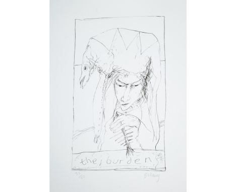 [§] JOHN BELLANY C.B.E., R.A., H.R.S.A. (SCOTTISH 1942-2013)  UNTITLED   signed and numbered 28/50 in pencil to margin, unfra