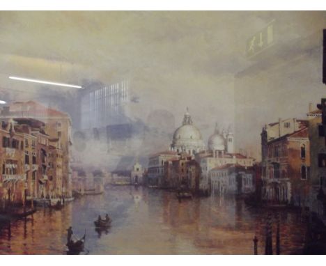 Large framed print, Venetian scene