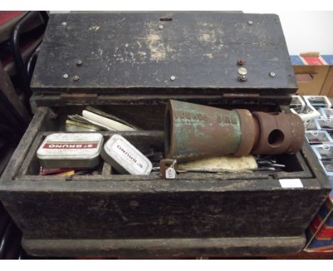 Two tool chests to include hand tools 