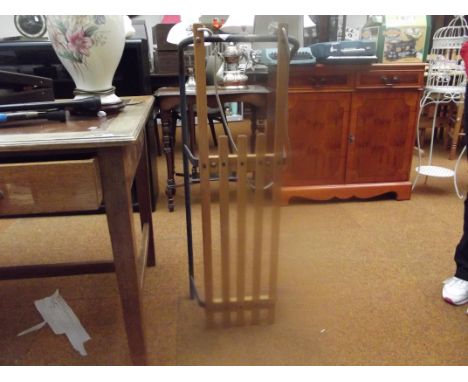 Vintage sledge in beech by Deejay of Manchester 