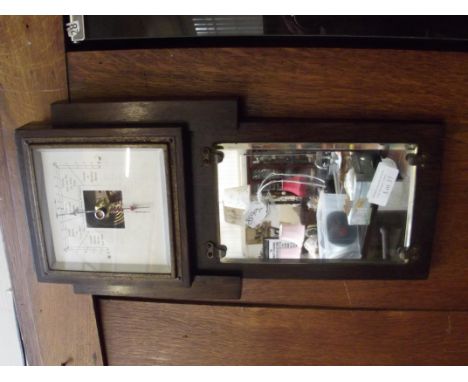 Mirrored wall barometer 