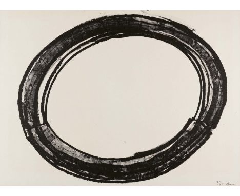 SERRA, RICHARD1939 San FranciscoTitel: Double Ring II. Datierung: 1972. Technik: Lithografie auf Curtis Rag. Maße: 85,5 x 106